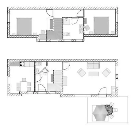 Das Landhaus Am Haff Lhh B 12 דירה Stolpe an der Peene